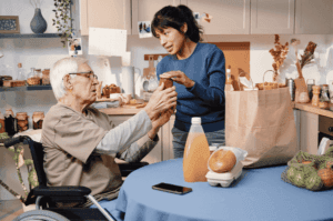 elderly in home care giver Parkinson’s Disease Emotional Support Navigating Daily Challenges