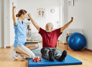 elderly in home care giver Prevent Alzheimer’s Diet and Exercise