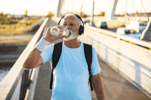 elderly in home care giver Hydration Summer heatstroke