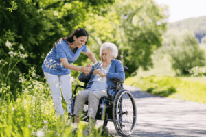 elderly in home care giver burnout self-care and stress management