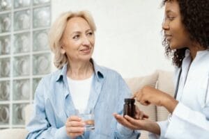elderly in home care giver Medication Management Risks complexities
