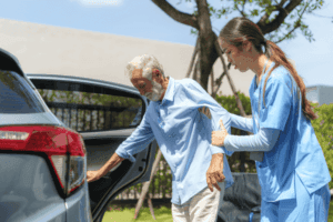 elderly in home care giver Respond to Patient Emergencies