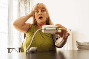 elderly in home care giver High Blood Pressure Hypertension