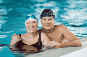 elderly in home care giver Swimming Mental and Emotional Well-being Strength and Mobility Social Connections