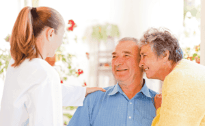 elderly in home care giver vs Nursing Home