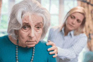 elderly in home care giver Depression Causes Signs Healing