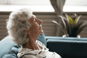 elderly home caregiver enhancing senior well-being meditation and mindfulness practices