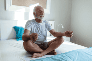 elderly home caregiver emotional wellness in patient care