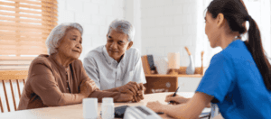 elderly in home care giver family dynamics involvement