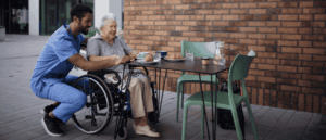 elderly in home health medical care assistance