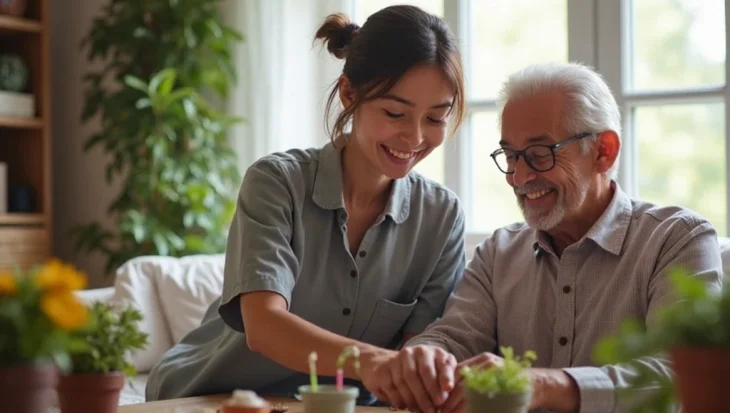 Compassionate caregiver offering personal assistance, hygiene support, and home comfort with multilingual skills and attention to detail.