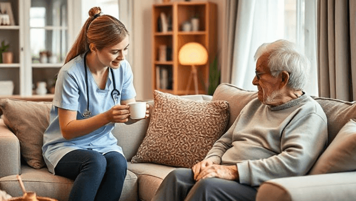 Compassionate caregiver offering emotional support, daily care, and client wellbeing with expertise in dementia and home environments.