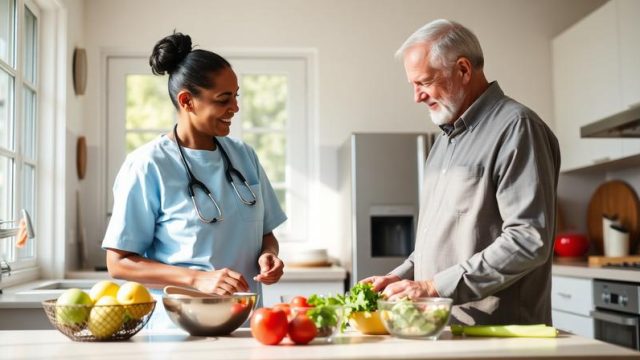 Dedicated Care Professional Ensuring Wellbeing and Safety