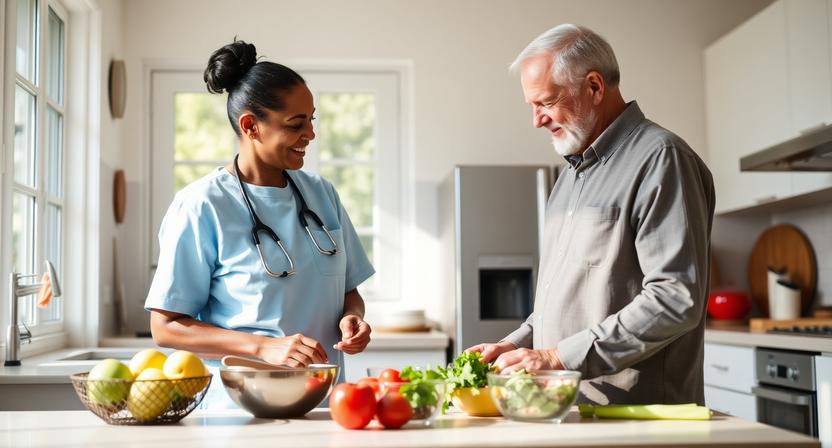Dedicated Care Professional Ensuring Wellbeing and Safety