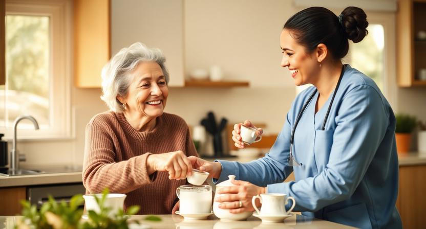 Dedicated Caregiver Providing Compassionate Support